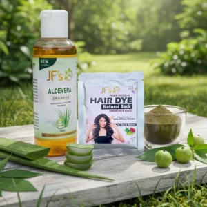 Hair Dye Aloevera Shampoo Combo - Jeevan Foods